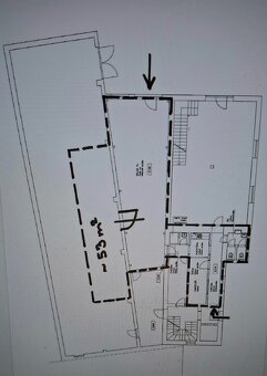 Pronájem obchodních prostor o celkové ploše 105 m2 s kancelá - 8