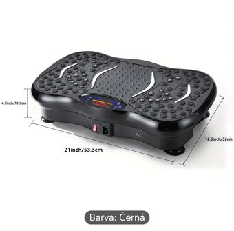 Vibroshaper masážní pomůcka uvolnění svalů a vytvarování těl - 8