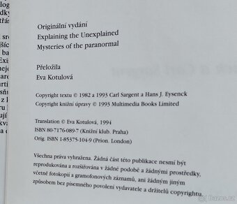 Knihy o záhadách - různí autoři - 8