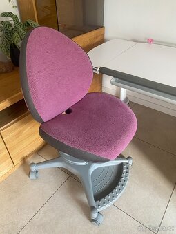 Rostoucí stůl a židle - set Mayer MyPony - růžový - 8