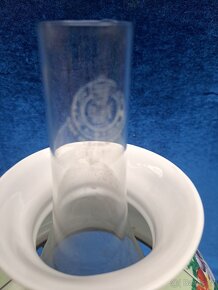 Skleněná, petrolejová lampa - 8