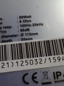 Nové voděodolní reproduktory - 8