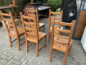 5 x židle IKEA ke kuchyňskému stolu - ANTIK - 8