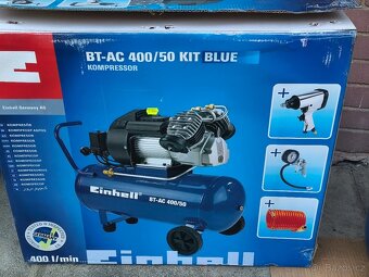Prodám NEPOUŽITÝ 2-pístový kompresor Einhell BT-AC 400/50 +p - 8