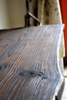 Botník - konzolový stolek - "Dva nosiči" - Prodáno - 8