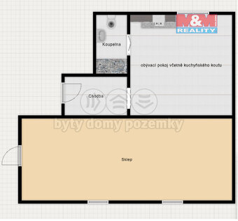 Prodej bytu 1+kk, 51 m², Cheb, ul. Májová - 8