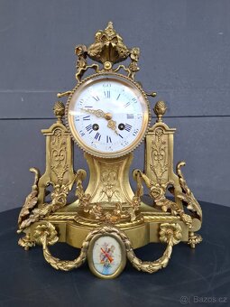 Francouzské bronzové hodiny - 8