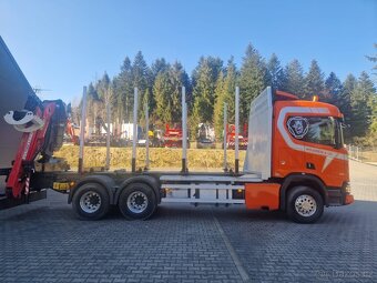 Lesovoz LESOVÚZ Scania V8 R580 do drewna lasu stos kłoda - 8