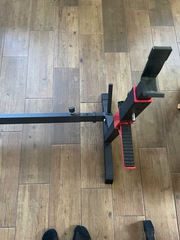 Posilovací set,lavice,bench press,stojan,činky,osa,závaží - 8
