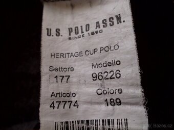 U.S.Polo Assn. pánske polo tričko  M - 8