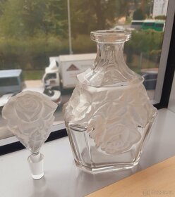 Starožitná skleněná karafa - 8