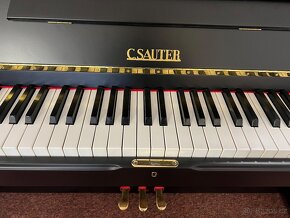 Německé pianino C.Sauter po opravě, se zárukou, PRODÁNO. - 8