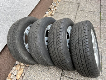 ALU originál VW 5x100, 15" + letní 195/65/R15 - 8