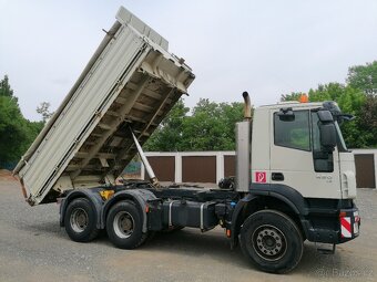 Iveco Trakker 26-450, euro 5, třístranný sklápěč tahač - 8
