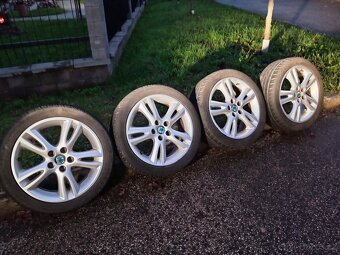 Originál ALU kola Škoda Fabia Roomster R16 + letní pneu - 8