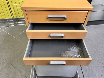 Kontejner na kolečkách Ikea se šuplíky + zamykání - 8