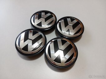 Středové krytky Vw, 56x52mm chrom logo - 8