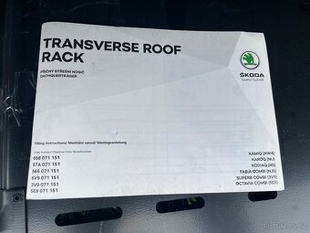 Originální střešní box Škoda 380l - 8