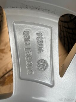 Prodám sadu alu kol originál vw, na golf 7 R16 - 8