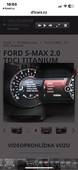 Ford S-Max 2.0 TDci TOP STAV - 8
