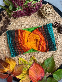 Dámská/dívčí pletená čelenka NOVÉ - 8