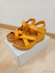 Oranžové sandále Coronni vel. 38 - 8