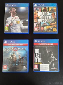 PS4 Slim 2TB + 7 her + 2 ovladače + nabíječka - 8
