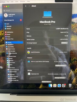 MacBook Pro 14” M2 Pro (2023) – TOP stav - 8