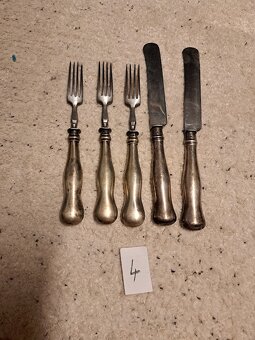 starožitné jídelní příbory - 8