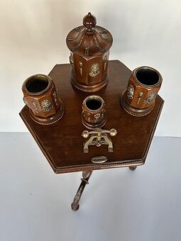 Kuřácký stolek okolo roku 1900 - originál. - 8