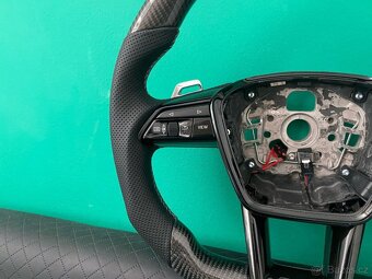 AUDI VOLANT KARBONOVY A6 A7 C8 Q8 S8 SQ8 E-TRON - 8