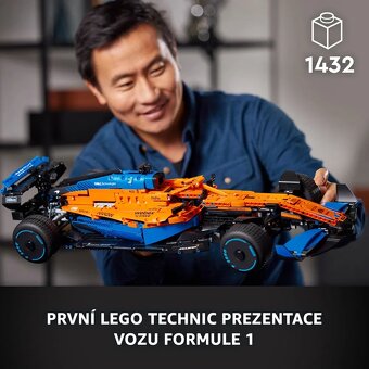 LEGO MCLAREN TECHNIC 42141 ZÁVODNÍ AUTO F1 NEROZBALENÉ NOVÉ - 8