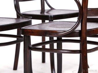 4x prvorepubliková křesílka, židle THONET - 8