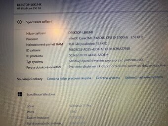 💎 HP EliteBook 850, 16GB, Win11, SSD+HDD.💎 - 8