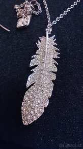 Swarovski, sada náušnice a přívěsek - 8