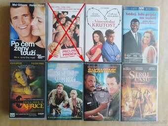 VHS KAZETY original mix - 1 kus = 80Kč - 8