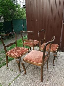 Starožitné židle k renovaci_cena za kus - 8