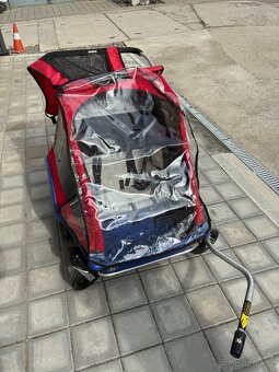 Vozík za kolo/kočárek pro 2 děti Thule Chariot - 8