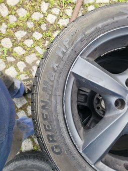 Al kola 15", 5x105mm, pneu 185/60R15 99% - 8