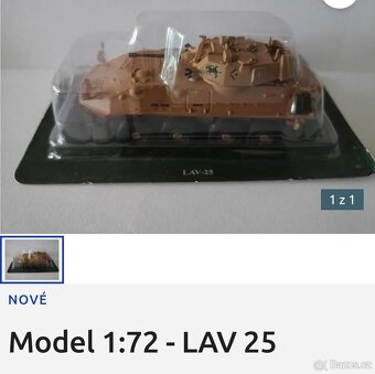Modely tanků a jiné vojenské techniky 1/72 - 8