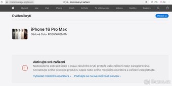iPhone 16 Pro Max 256GB bílý NOVÝ NEROZBALENÝ - 8
