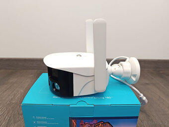 4MP 2K panoramatická 180° WiFi IP kamera - 8