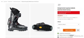 DALBELLO QUANTUM ASOLO FACTORY CARBON skialp boty, nové - 8