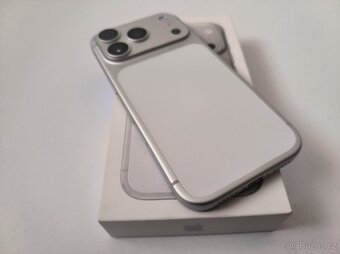 apple iphone 17 PRO 256gb Silver / Batéria 99% - 8