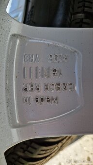 Alu kola skoda rapid 15", 6J x 15 H2, 5 x 100 - 8