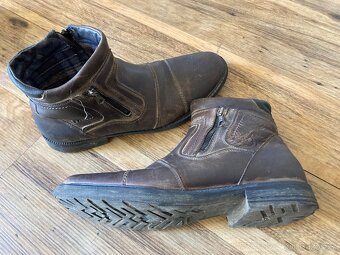 Zimní kožená obuv - 8