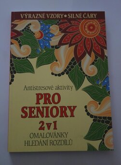 Relaxační omalovánky, několik kusů + pastelky - 8