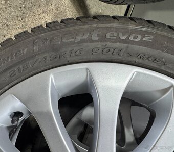 16” 5x100 originál alu kola Škoda zimni pneu - 8