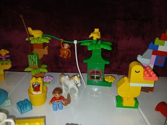 Lego Duplo - Zvukové letadlo vláček ZOO traktůrek figurky - 8