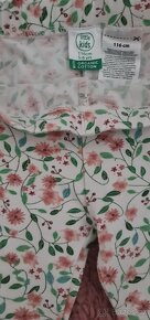 dívčí tunika a dvoje legíny PEPCO vel. 116 + zdarma triko - 8